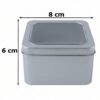 Storage Tin Box – Durable, Clear-Window with Secure Lid for Small Items