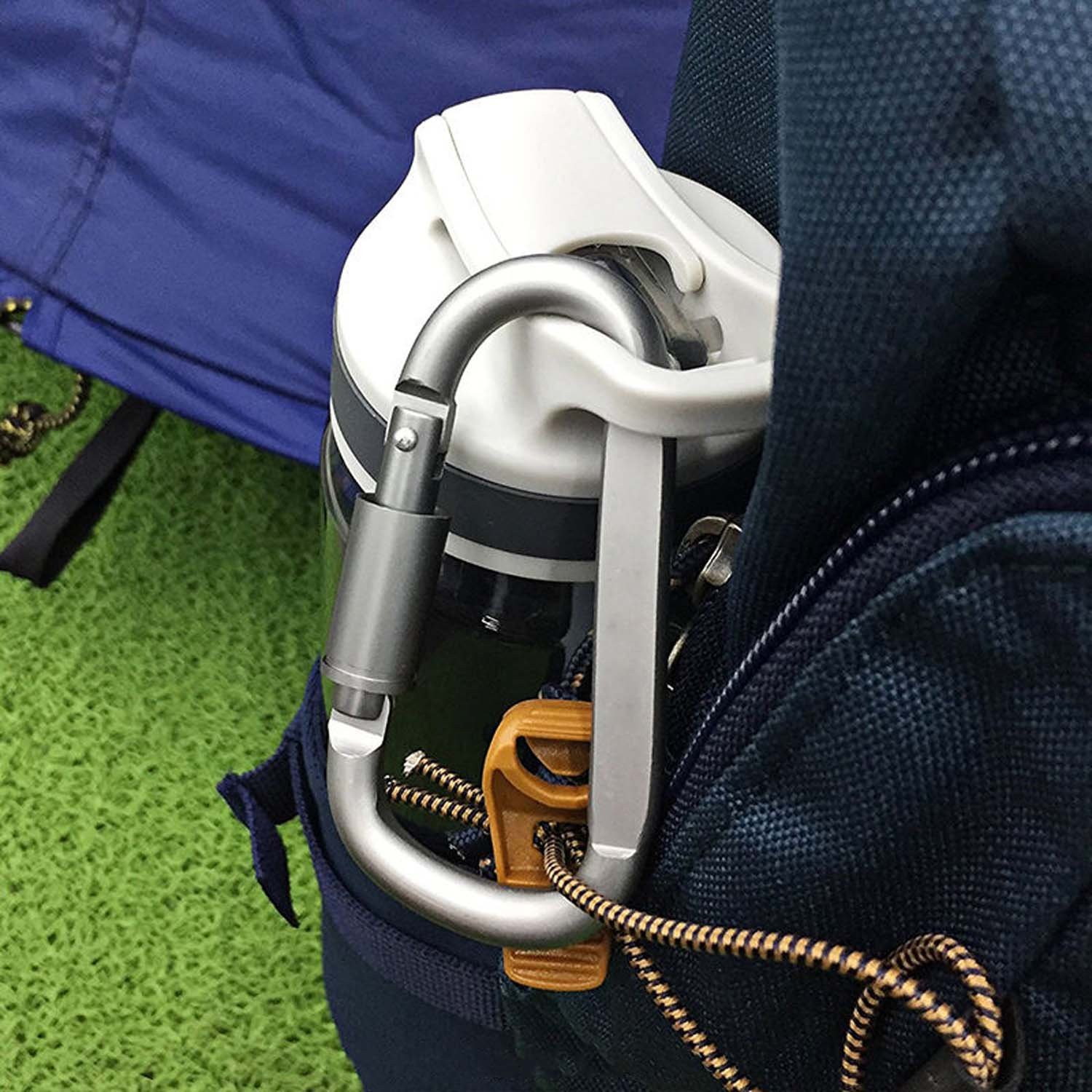Metal Carabiner Hook with Screw Lock – Secure Heavy-Duty Utility