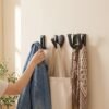 Premium Heavy Duty Wall Hook 3 In 1 Self Adhesive for Clothes Bags (3 Pc)