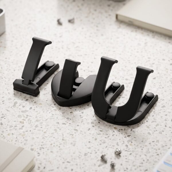 Premium Heavy Duty Wall Hook 3 In 1 Self Adhesive for Clothes Bags (3 Pc)