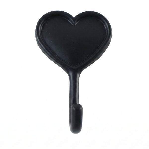 Heavy Duty Self Adhesive Wall Hook Heart Shape Key and Scarf Hanger (1 Pc)