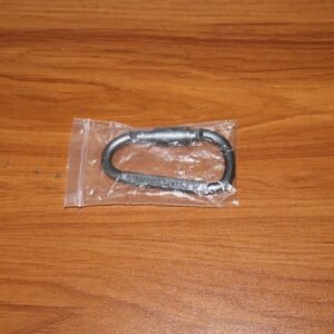 Metal Carabiner Hook with Screw Lock – Secure Heavy-Duty Utility