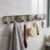 6 Hook Foldable Wall Rack with Suction Cup Mount for Bathroom Kitchen (1 Pc)
