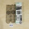 6 Hook Foldable Wall Rack with Suction Cup Mount for Bathroom Kitchen (1 Pc)