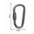 Metal Carabiner Hook with Screw Lock – Secure Heavy-Duty Utility