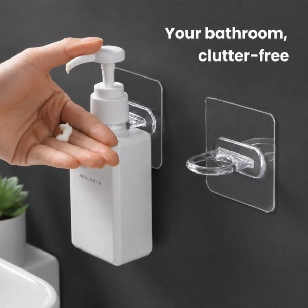 Adhesive Wall Hooks – Strong Hold, No Drilling Needed for Easy Organisation