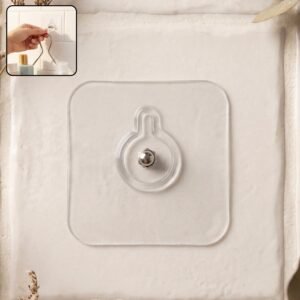 Self Adhesive Wall Hook – Heavy Duty Multipurpose Stick-On Hook
