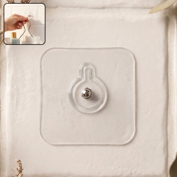 Self Adhesive Wall Hook – Heavy Duty Multipurpose Stick-On Hook