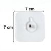 Self Adhesive Wall Hook – Heavy Duty Multipurpose Stick-On Hook