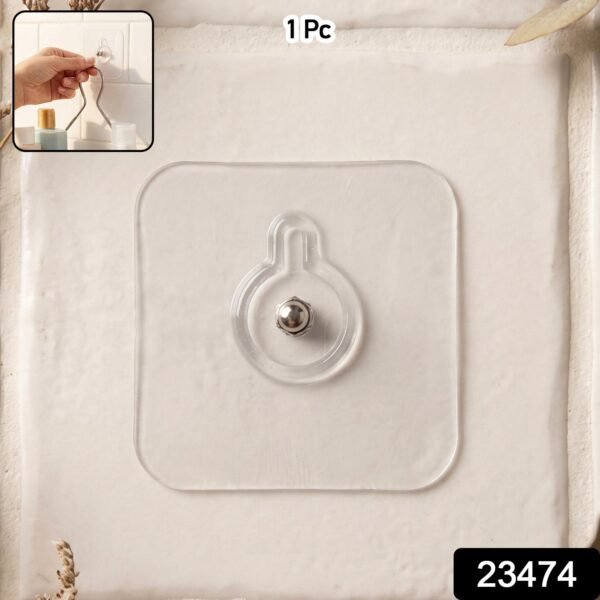 Self Adhesive Wall Hook – Heavy Duty Multipurpose Stick-On Hook