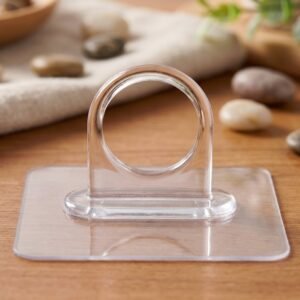 Clear Adhesive Wall Hook – Hassle-Free No-Drill Organization