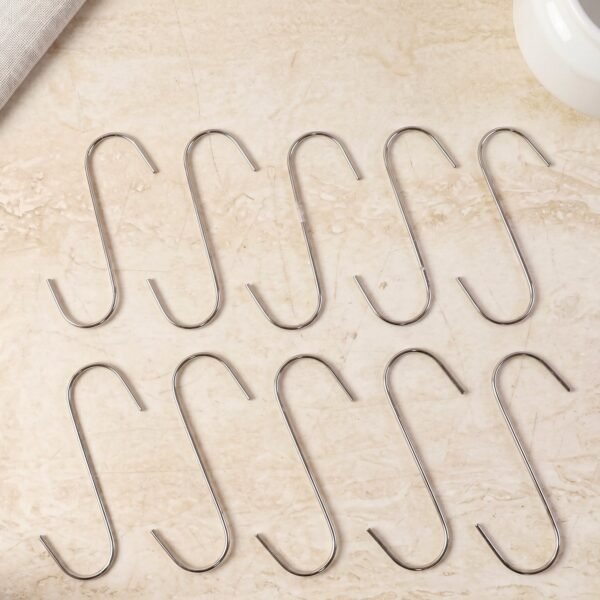 Heavy Duty S-Shaped Hanging Hook – Strong Metal, Multipurpose Use
