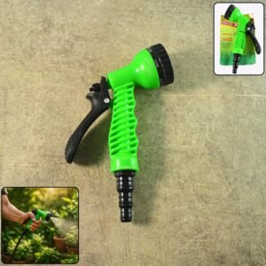 Garden Hose Spray Nozzle – Multi-Pattern with Flow Control