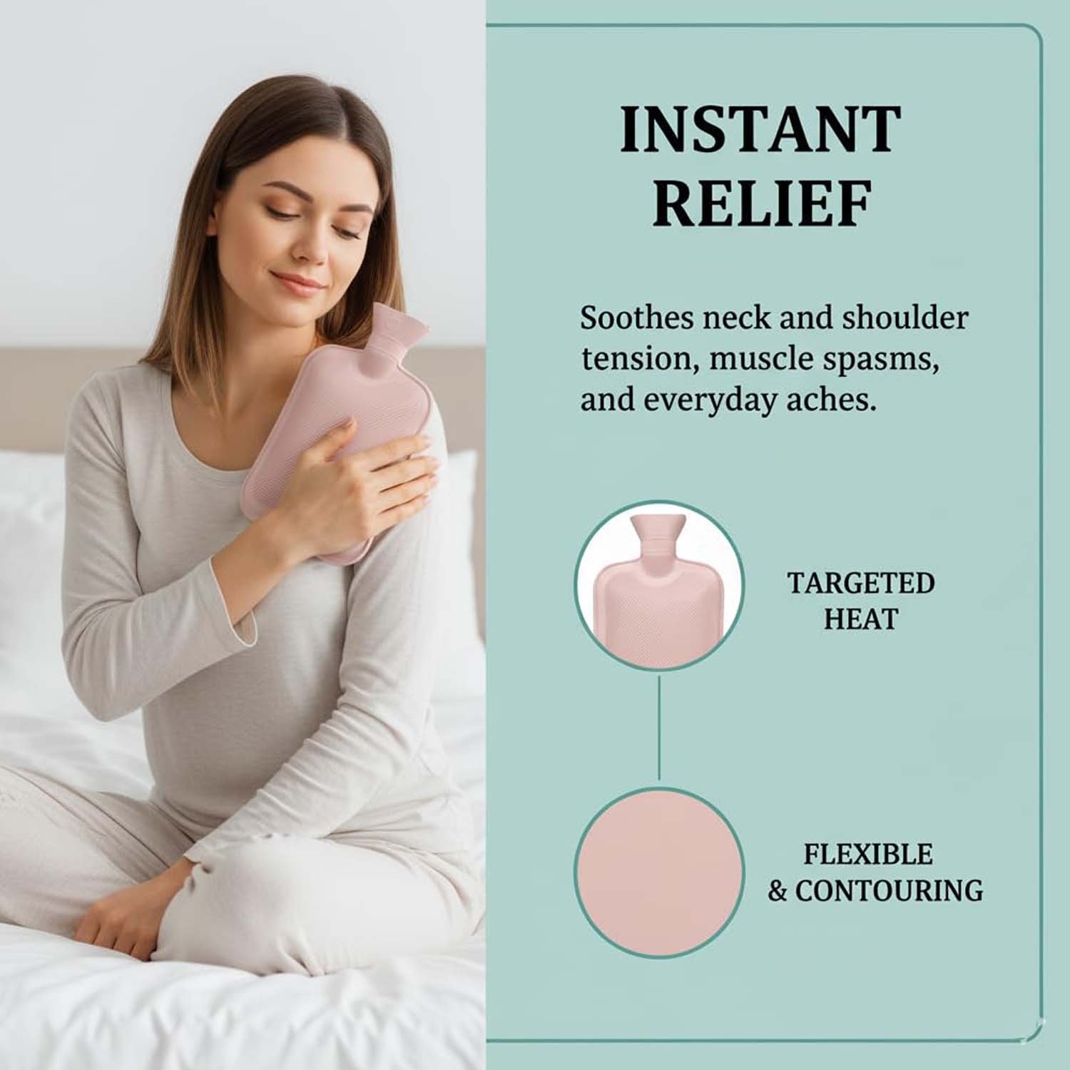 Small Hot Water Bag – Premium Leak-Proof Pain Relief & Warmth