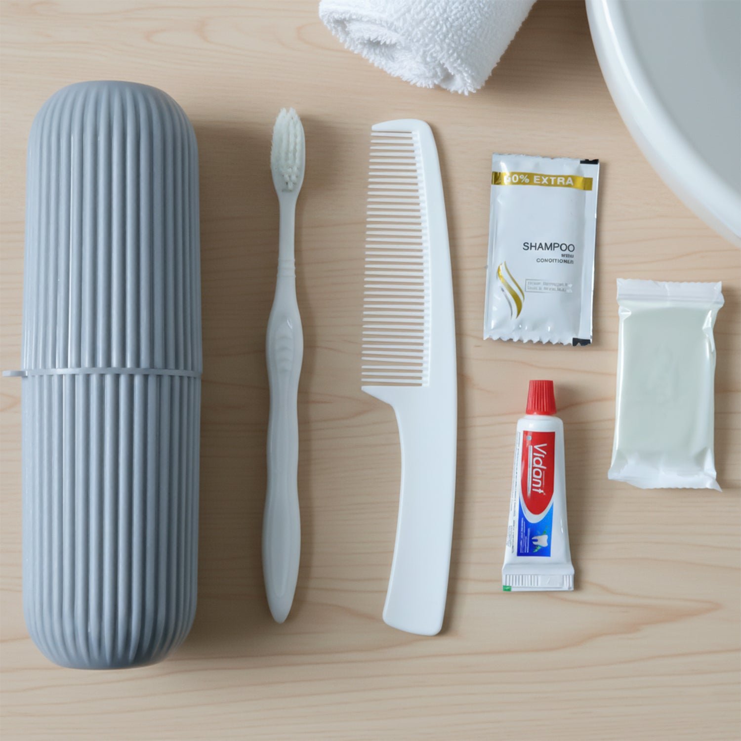 Travel Grooming Kit – 8 in 1 Compact Personal Care Set