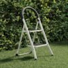 HouseHoldLadder01-06 2 Step Folding Ladder with Padded Handrail Anti Slip Steel Step Stool (1 Pc)