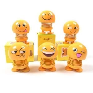 Shaking Head Doll – Smiling Emoticon Figure | Dollovia