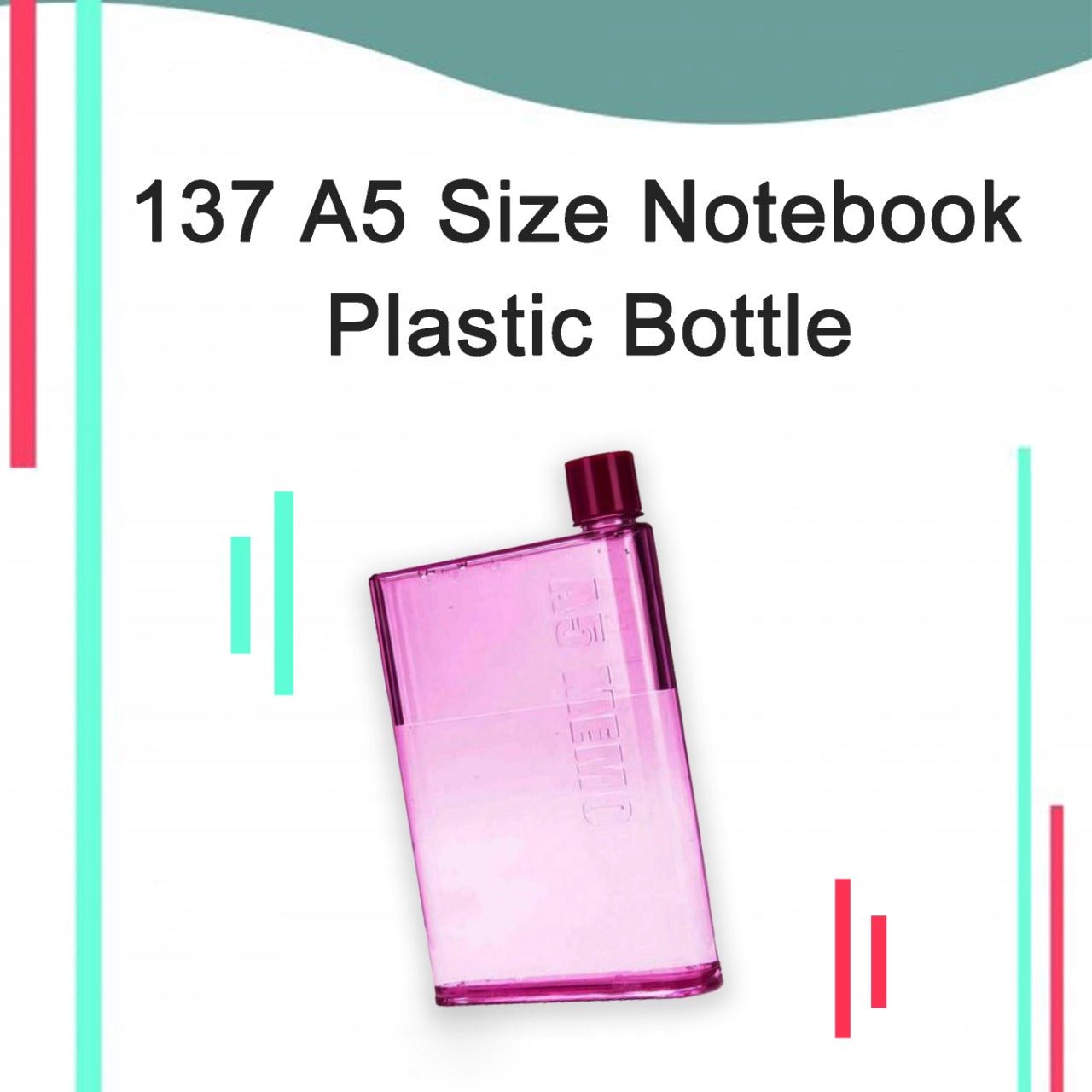 A5 Notebook Water Bottle – 400ml Slim & Leak-Proof | Own Hydrate