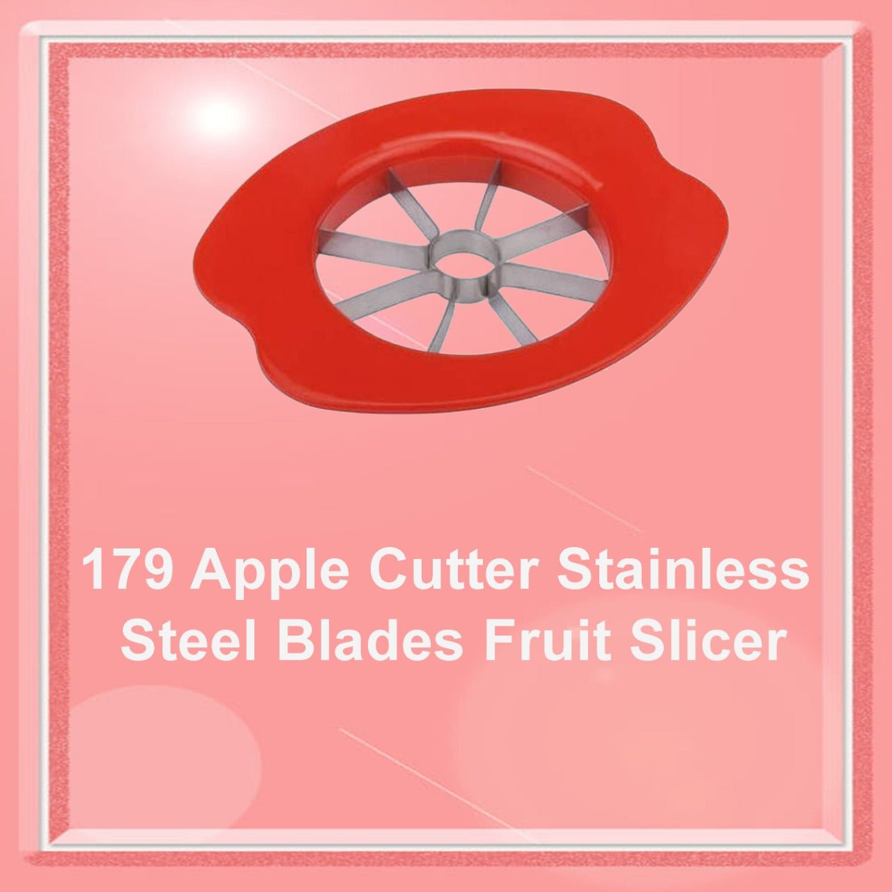 Apple Cutter – Stainless Steel Blades Fruit Slicer | Quickslice