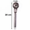 Ice-Cream-Scoop-6 Stainless Steel Trigger Release Ice Cream Scoop Cookie Dough Scoope...