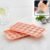 Plastic Ice Cube Tray – 18 Diamond Cavities for Easy Release