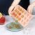 Plastic Ice Cube Tray – 18 Diamond Cavities for Easy Release