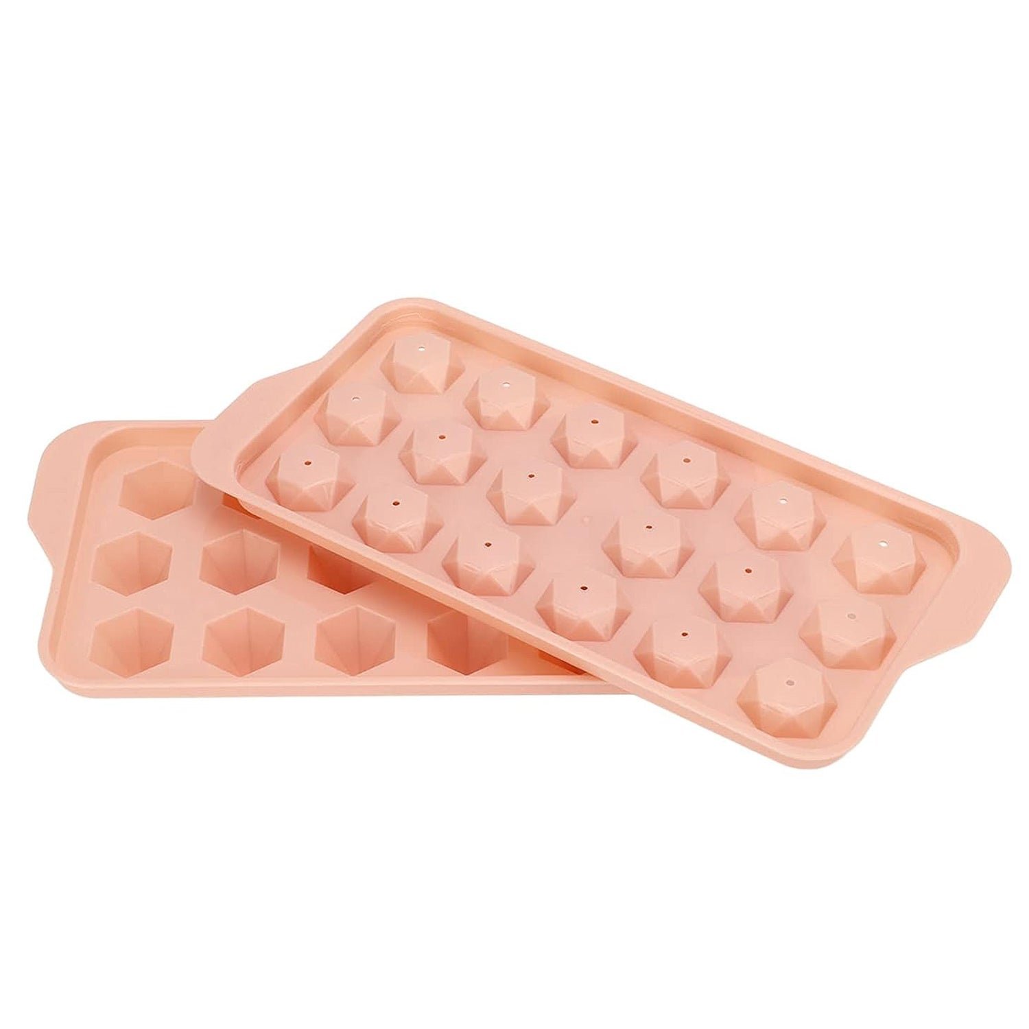 Ice-Cube-Chocolate-Trey-06 Plastic Ice Cube Tray – 18 Diamond Cavities for Easy Release
