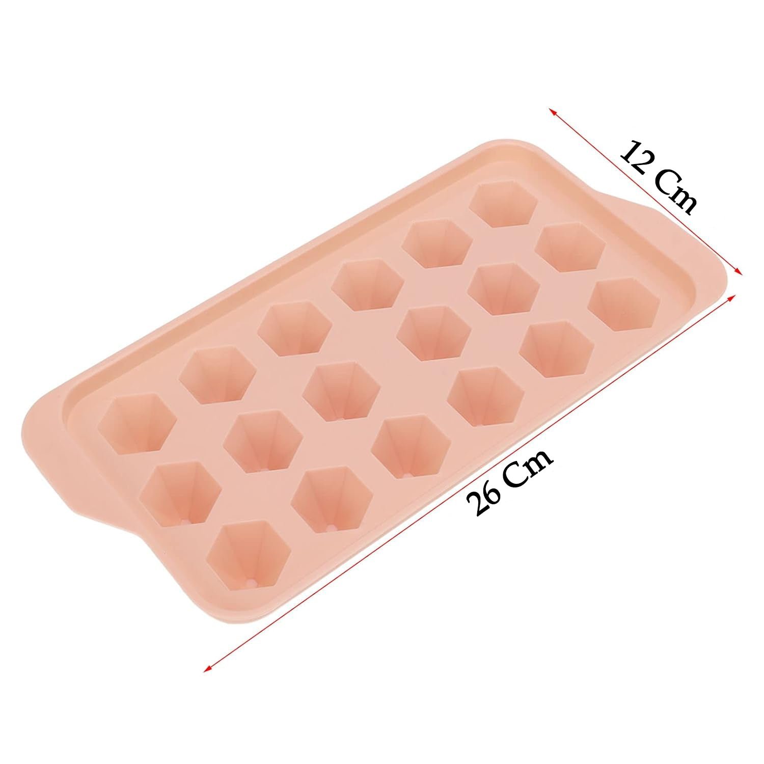Ice-Cube-Chocolate-Trey-07 Plastic Ice Cube Tray – 18 Diamond Cavities for Easy Release