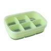 Mini Plastic 6 Cavity Fridge Storage Tray Ice Cube Tray Freezer Mold (1 Pc)