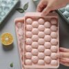 Plastic Ball Ice Cube Tray – Durable & Easy Release with Lid