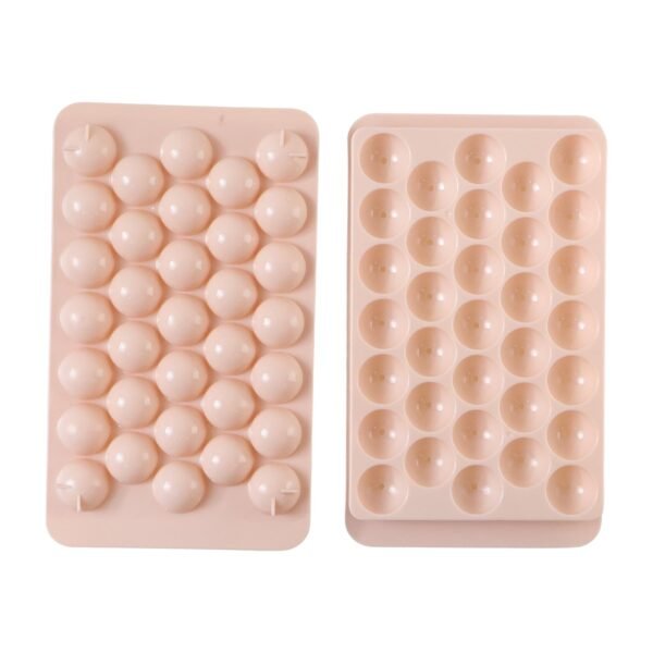 Plastic Ball Ice Cube Tray – Durable & Easy Release with Lid