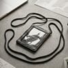 Leather Neck Wallet – Convenient ID & Card Holder with Lanyard