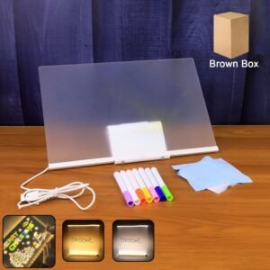 LED Acrylic Writing Board – USB Powered Illuminated Display