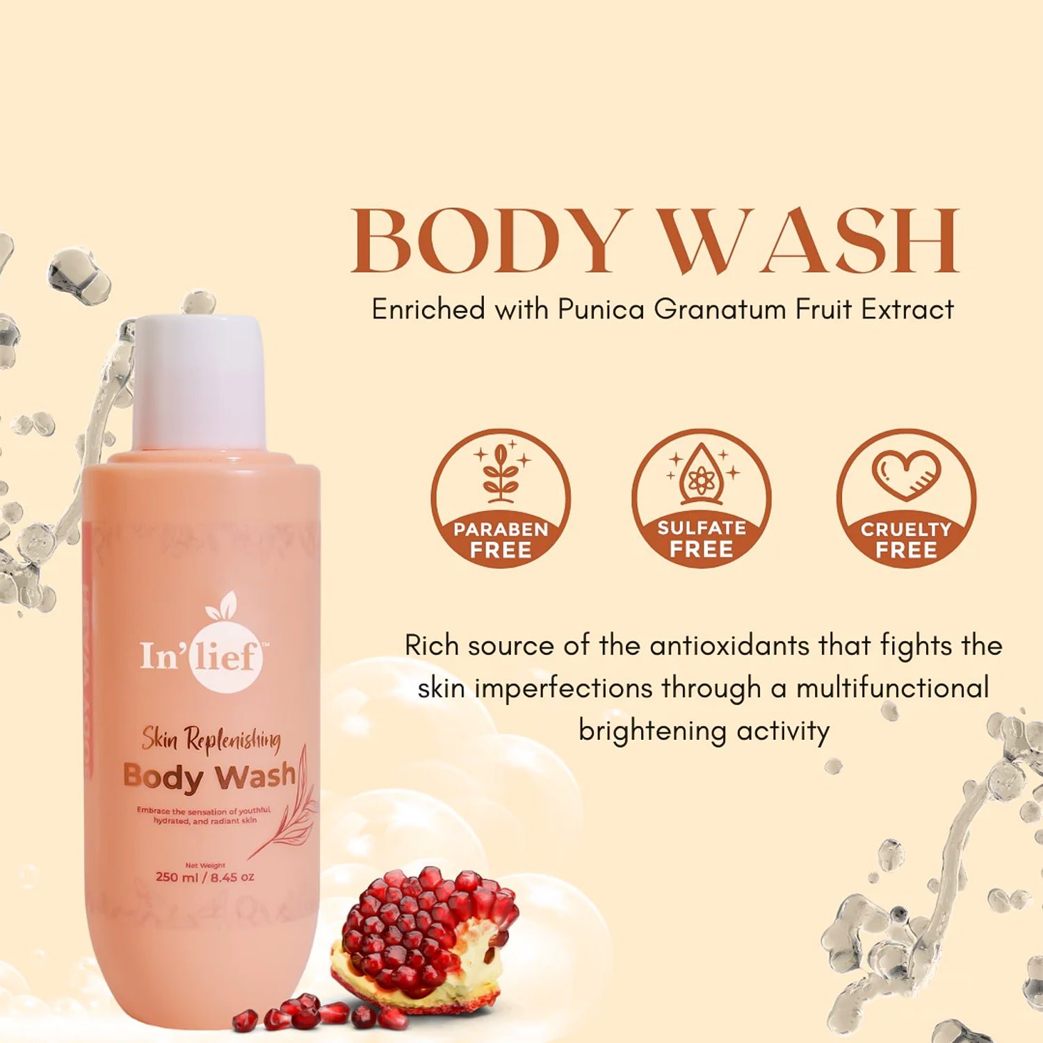 Hydrating Body Wash – Nourishes & Replenishes Skin, 250ml