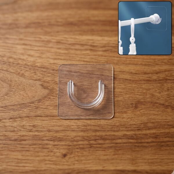 Strong Adhesive Wall Hook – No Drilling, Reusable & Durable