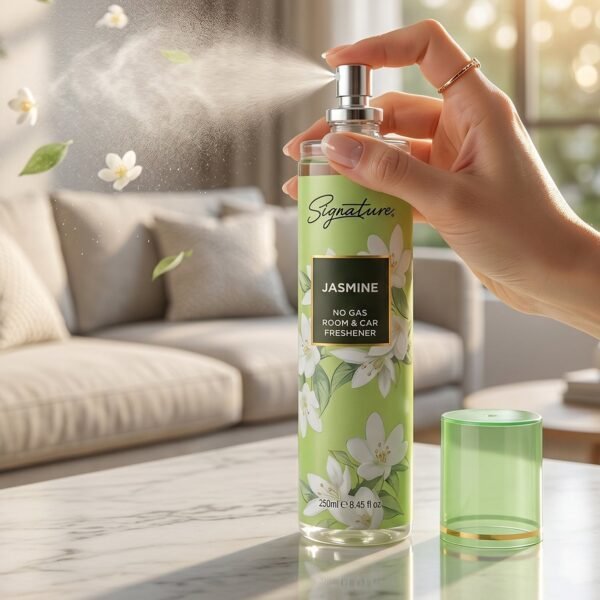 Jasmine Room & Car Freshener Spray – Long-Lasting Floral Fragrance