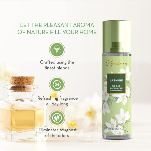 Jasmine Room & Car Freshener Spray – Long-Lasting Floral Fragrance