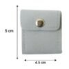 Portable Travel Jewelry Roll Bag, 4 Pocket Foldable Organizer Pouch (1 Pc)