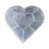 Heart-Shaped Plastic Bead Storage Organizer – 10 Adjustable Compartments