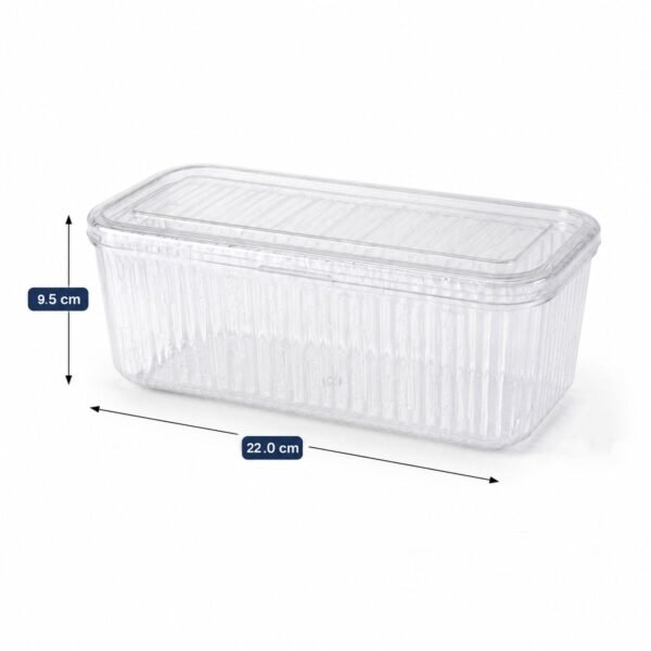 Acrylic Jewellery Storage Box – Clear Organizer with 10 Compartments