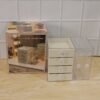 Acrylic Jewelry Organizer Box, Multi-Drawer Velvet Storage for Rings (1 Set)