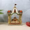 Pooja Jhula Mandir – Traditional Decorative Idol Swing with Bell