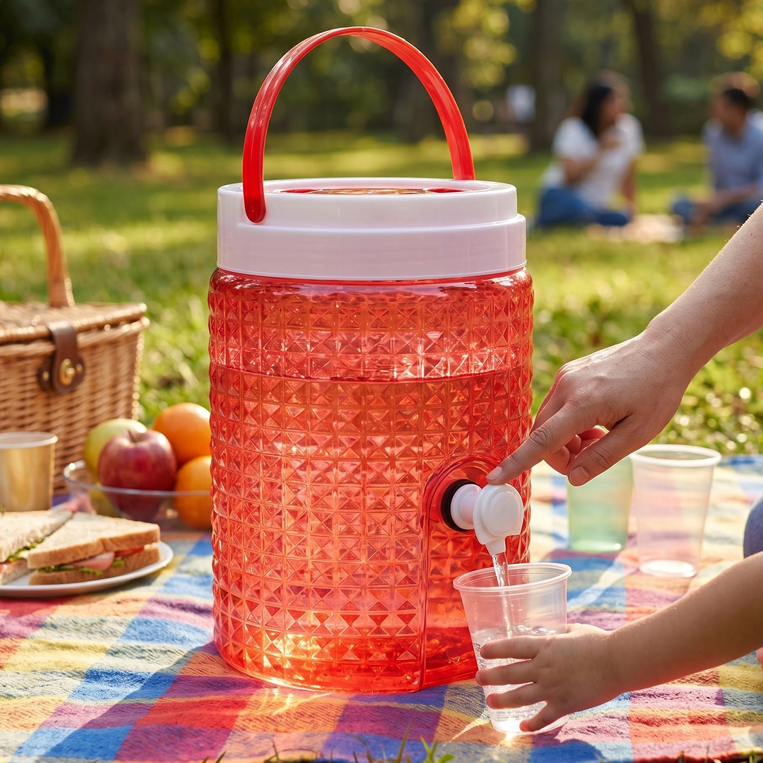 Plastic Water Jug 4.5 Litre – Diamond Cut & Leakproof | ChillPour
