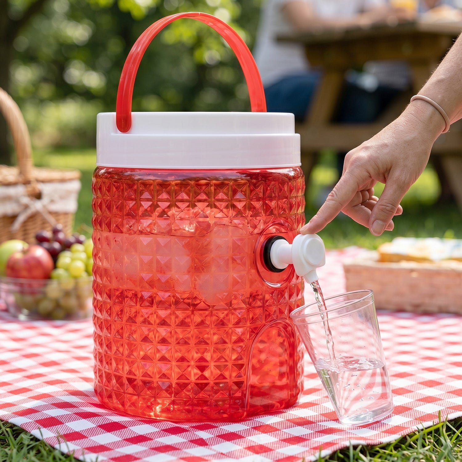 Plastic Water Jug 4.5 Litre – Diamond Cut & Leakproof | ChillPour