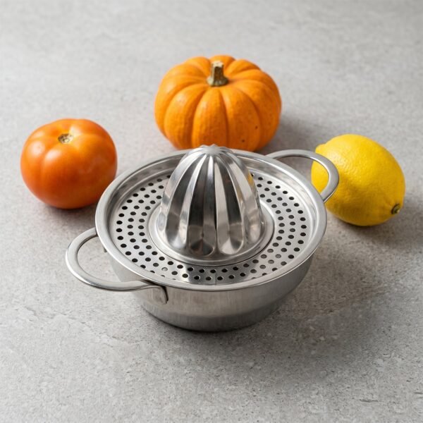 Stainless Steel Citrus Juicer – Manual Hand Press for Fresh Juice