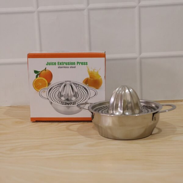 Stainless Steel Citrus Juicer – Manual Hand Press for Fresh Juice