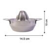 Stainless Steel Citrus Juicer – Manual Hand Press for Fresh Juice