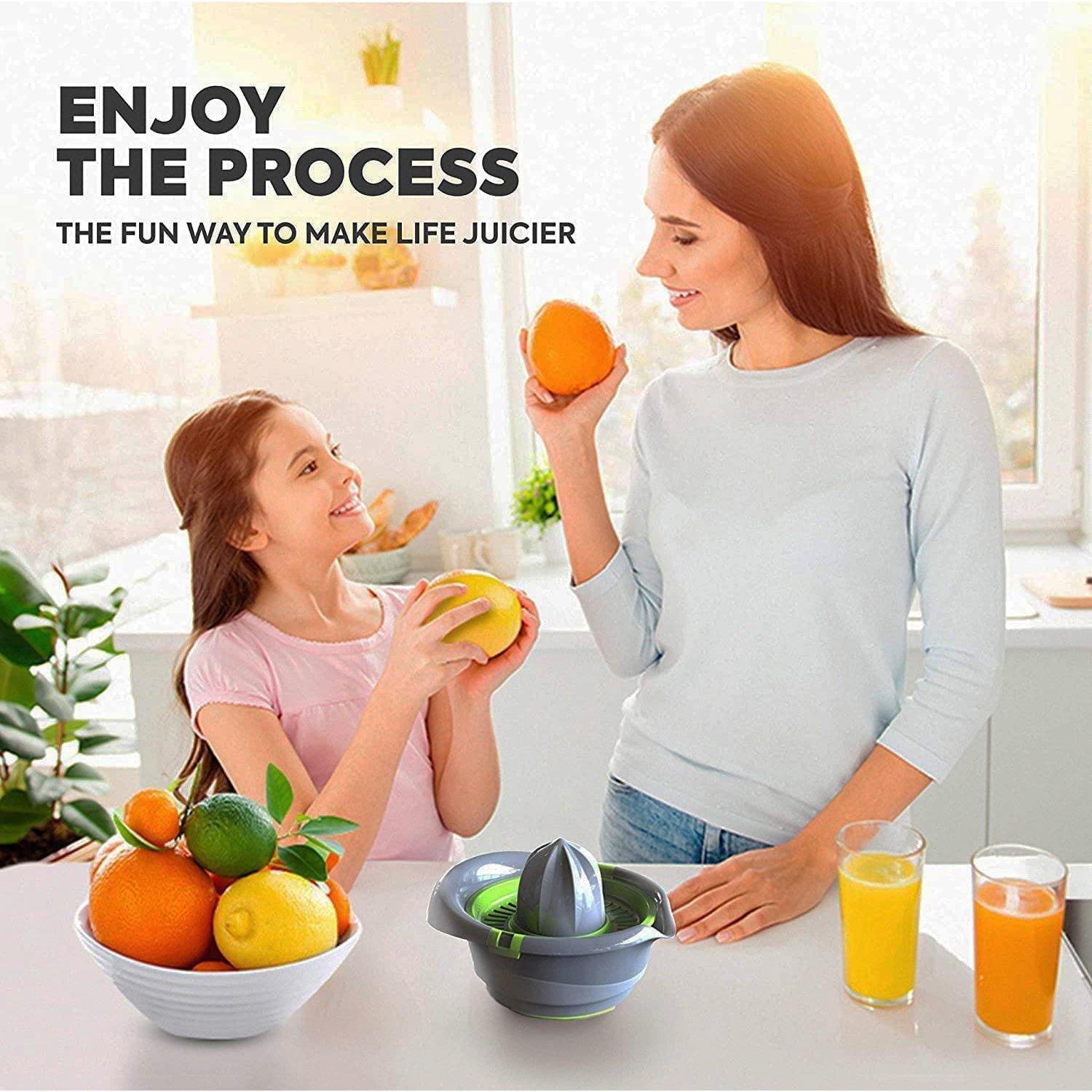 Manual Citrus Juicer – Premium Hand Press with Lock & Strainer