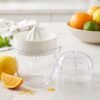 Plastic Mini Manual Citrus Lemon Orange Squeezer with Cup (1 Pc)