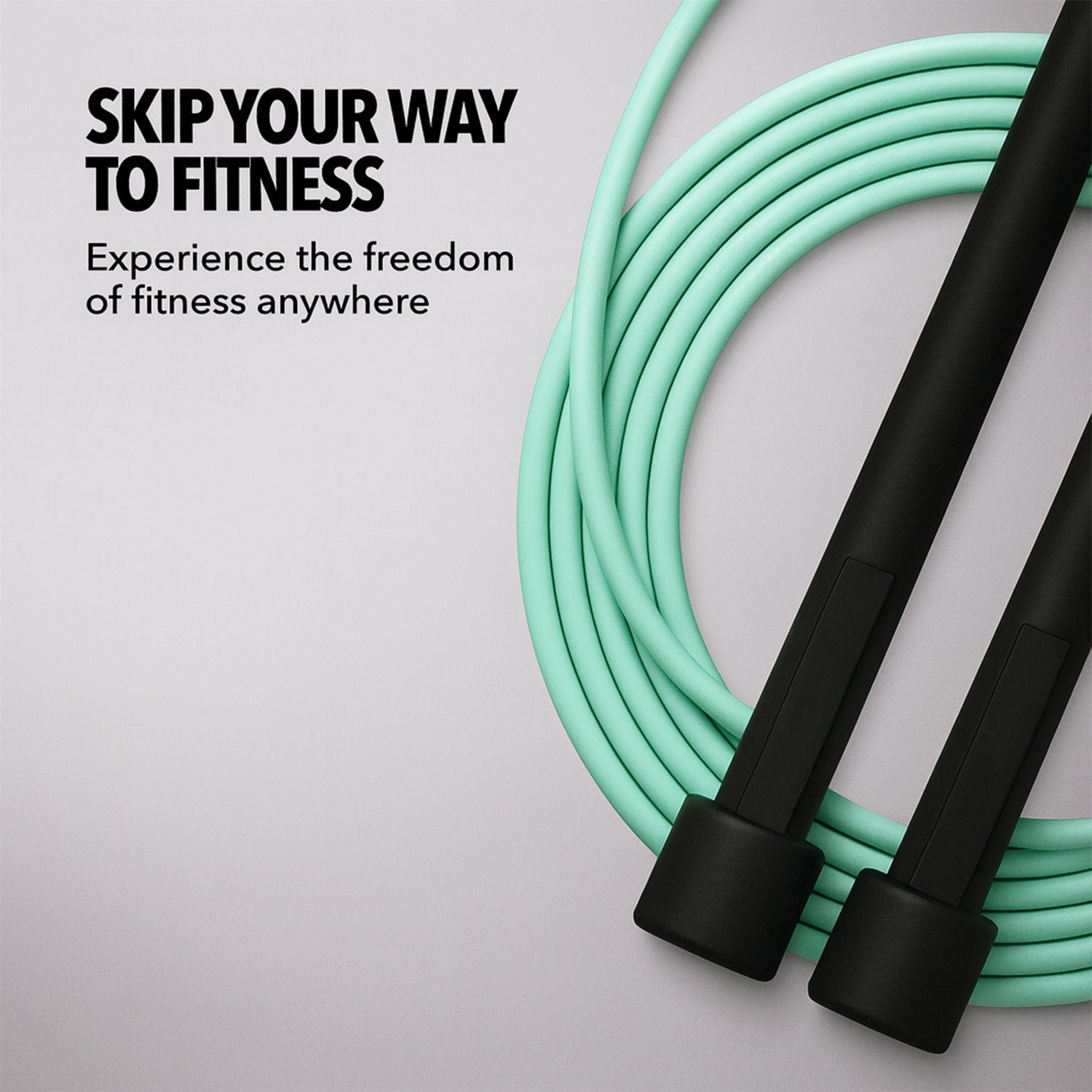 High-Speed Skipping Rope – Adjustable 3m with Foam Handles